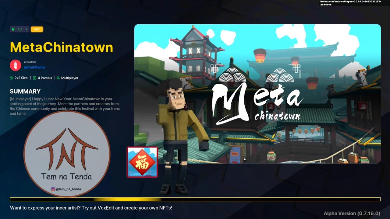 The Sandbox - All Quest MetaChinatown - Special Event