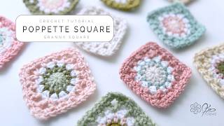 Mini Square, Maximum Colour Fun | Poppette Crochet Tutorial