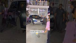 Grand entry for #salmankhan  ki 🥳full security ke sath at event #trendingshorts #viralvideo #shorts