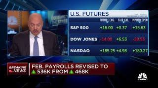 Cramer on surprising April jobs report, employers' struggles to fill open position