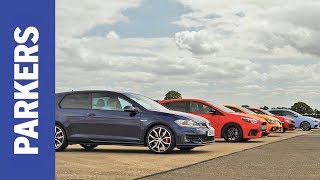 DRAG RACE:  Civic Type R vs Focus RS vs Megane RS vs Golf GTI vs i30 N | Which is fastest?