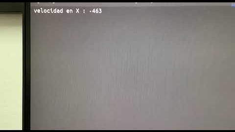 video displaying velocity on the same line