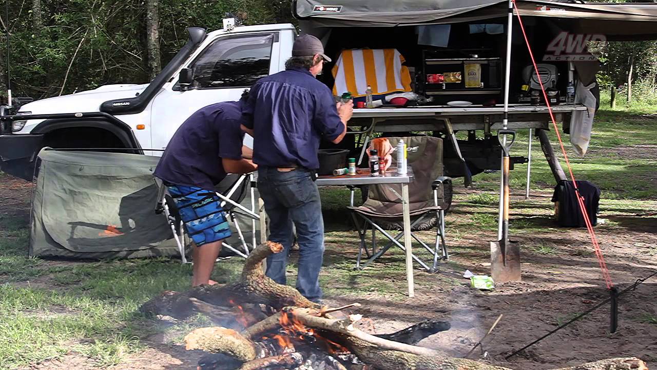 Beer Can Chook Bush Cooking 4WD Action YouTube