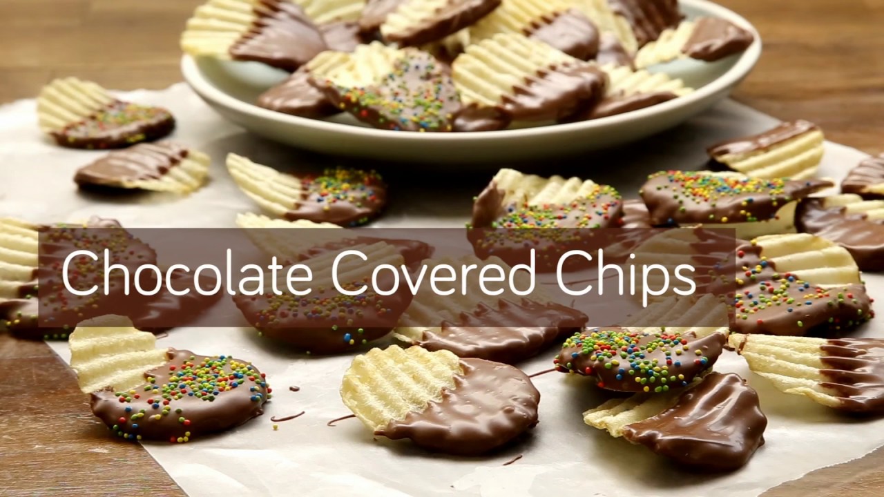 Snack Recipe Chocolate Covered Chips YouTube