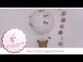 Hochzeitsgeschenk DIY | Heißluftballon basteln | DIY Geldgeschenk | Anleitung | PinkUnicorn.me