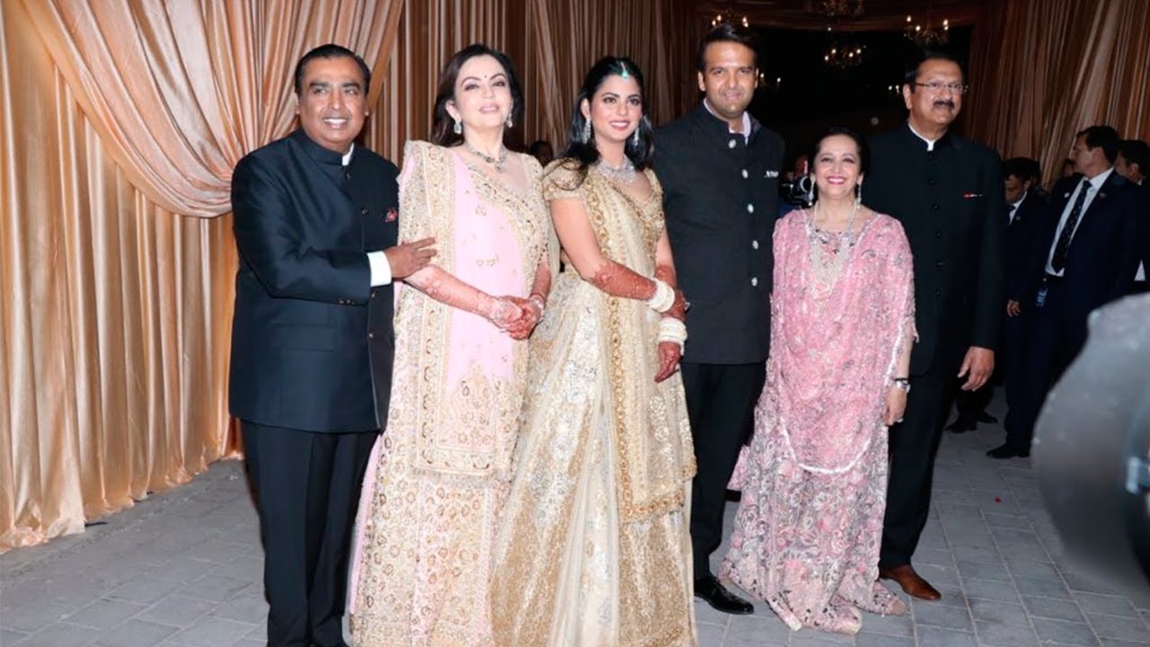 Isha Ambani and Anand Piramal Wedding Reception Mumbai Full Video