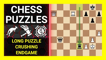 Chess Puzzles to Practice. Themes: Long puzzle, Crushing, Endgame. Learn Chess