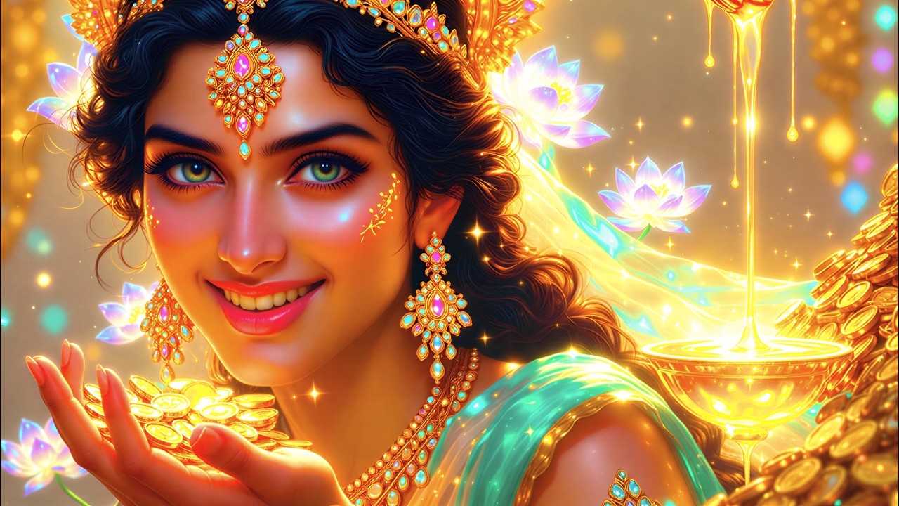 🧲 ПОСЛУШАЙ ОДИН РАЗ — ПОЧУВСТВУЙ ИЗМЕНЕНИЕ 💰 МАНТРА ЛАКШМИ «ЗОЛОТО И МЁД» ✨ АКТИВАЦИЯ ИЗОБИЛИЯ