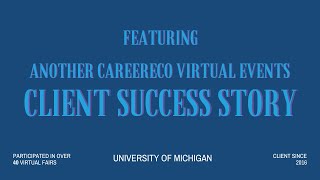 University of Michigan - Testimonial