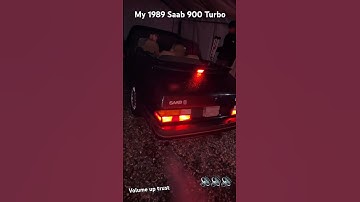 Saab 900 Turbo sounds INCREDIBLE