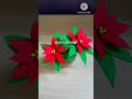 Crochet Mini Poinsettia Christmas Flower Free Pattern Tutorial On YouTube Step By Step Shorts 