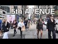 New york city walking tour 4k  5th avenue