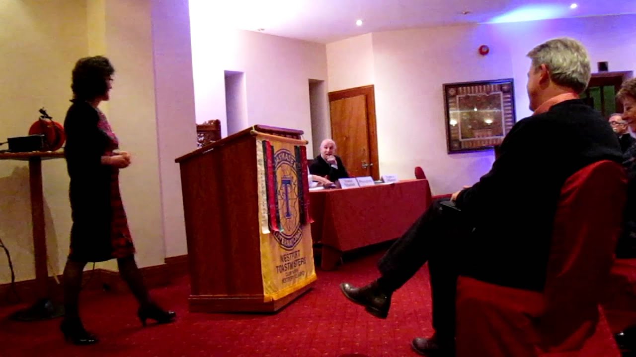 Joan Fitzgerald At Westport Toastmasters