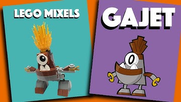 LEGO  Mixels  -  Gajet  -  Stop Motion Build | Bricks and Clay Play