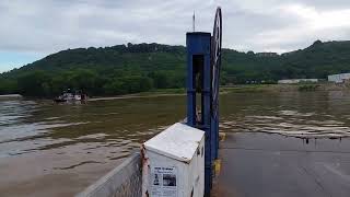 Traveling Across the Ohio River on the Anderson Ferry