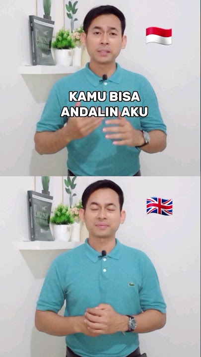 Bahasa inggrisnya KAMU BISA ANDALIN AKU #foryou #belajarbahasainggris #shorts