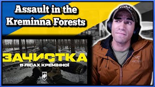 Ukrainian Forces conduct forest assault in Kreminna  Marine reacts