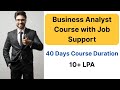 Business Analyst Course with 100% Job Support | Non-IT to IT Transition Made Easy