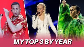 Eurovision 2011-2021 | My Top 3 By Year