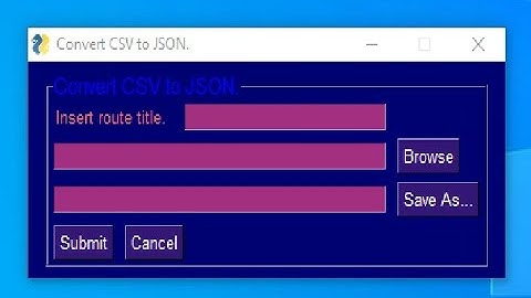 Convert csv to json Python