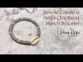 How to Create a Heishi Clay Bead Stretch Bracelet