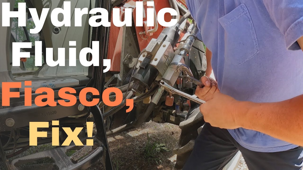 Tractor Leaking Gallons Hydraulic Fluid Third Function, W.R. Long