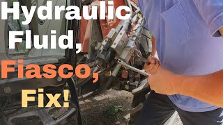 Tractor Leaking Gallons -Hydraulic Fluid- Third Function, W.R. Long. And A Quick Fix!