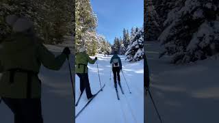 Cross Country Skiing in Montana #montanamoment