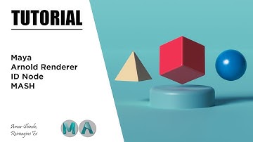 ID Node In MASH | Maya & Arnold Renderer | Tutorial