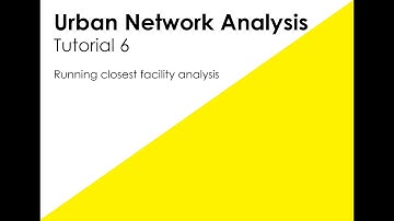 Urban Network Analysis: Tutorial 6