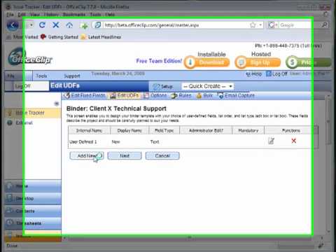 Web Issue Tracker Administration