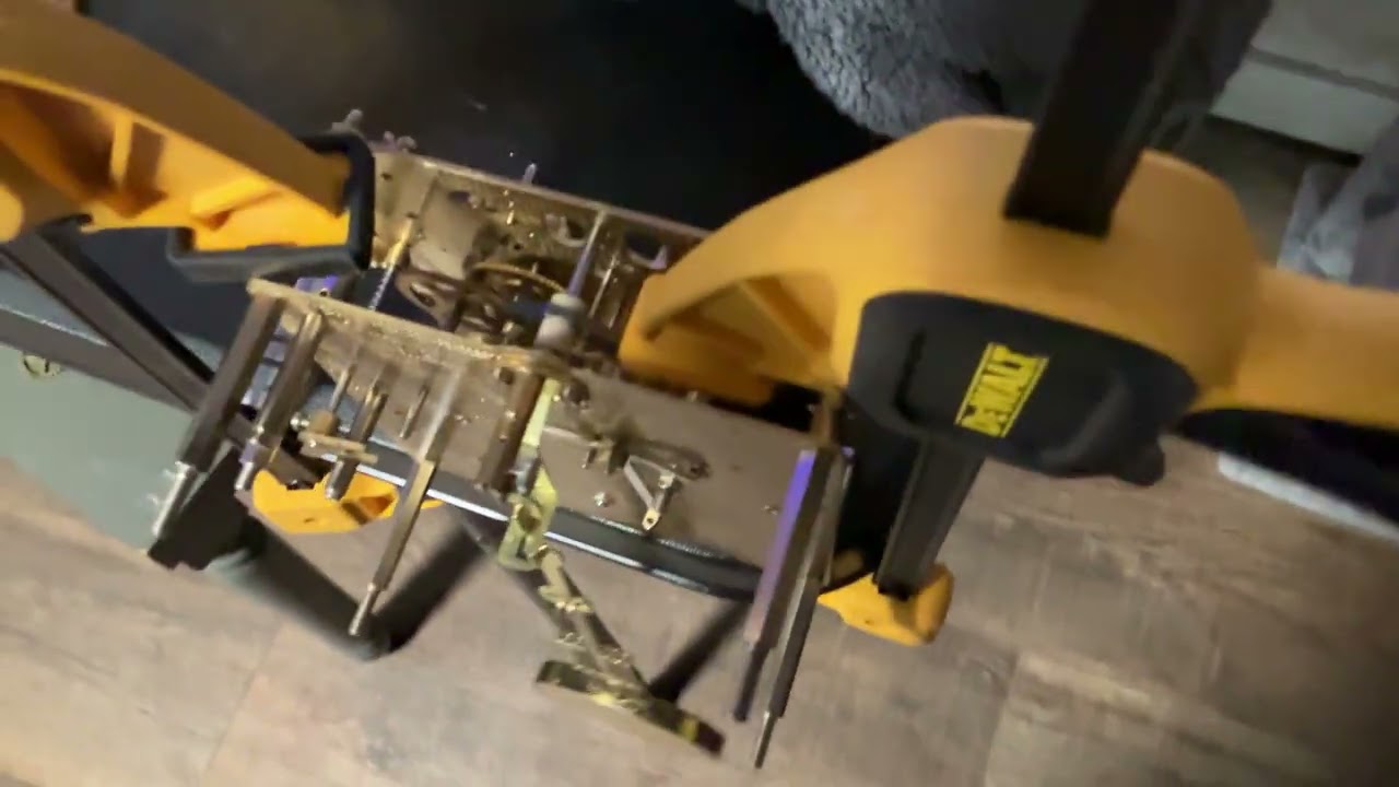 Ansonia Wall Clock being tested after service