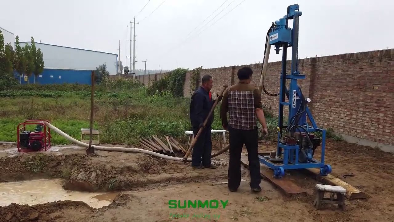 Matharu Agro Industry Cheap portable 100m deep small used water bore well drilling machine