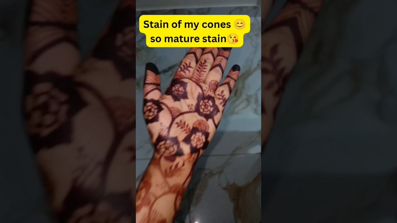 reshma's organic cones stain is like wow 😲 