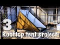 DIY rooftop tent promises a comfortable break/ルーフトップテントの生地をミシンでひたすら縫い合わせる一日