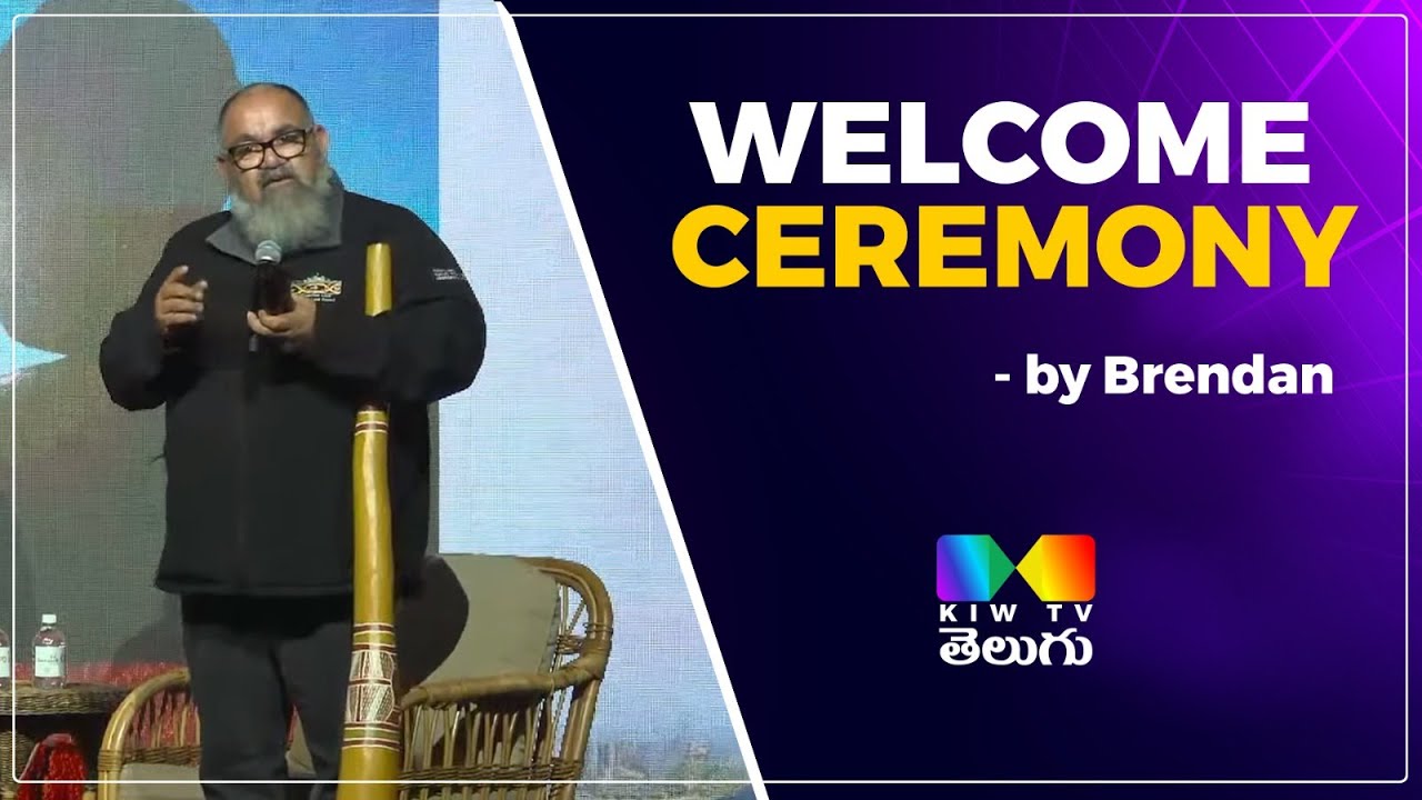 Welcome Ceremony by Brendan | Nara Lokesh | Andhra Pradesh Investment Roadshow  @kiwtvchannel ​