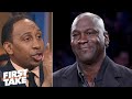 Michael Jordan didn’t diss Steph Curry with HOF comments – Stephen A. | First Take