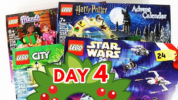 DAY 4 LEGO Advent Calendars 2020 Reveal: Star Wars 75279 Harry Potter 75981 Friends 41420 City 20368