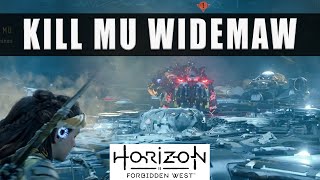 Horizon Forbidden West Cauldron Mu Widemaw boss - How to kill the Machines