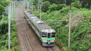 721系F-2107編成旭川行き普通列車伊納～近文間にて撮影