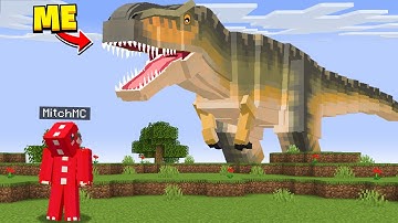 Fooling My Friends with DINOSAURS in Minecraft