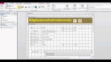 Datenbank Verein Formulare Textfeld für Anrede