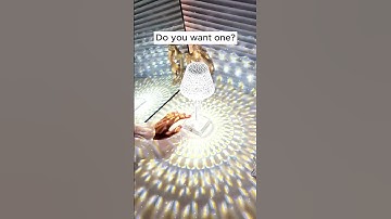 Crystal diamond table lamp | Want one?