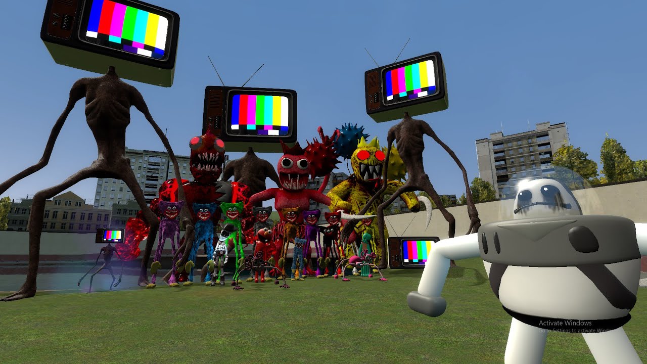 CORROPTUD BOOZ VS ALL POPPY PLAYTIME, SLVM CREATURES, RAINBOW FRIENDS ...