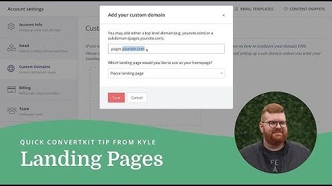 How to use a landing page with your existing website