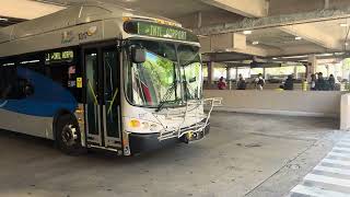Broward County Transit: 2013 NABI 40-LFW #1317 On Route 1 Exiting The Aventura Mall Transit Center