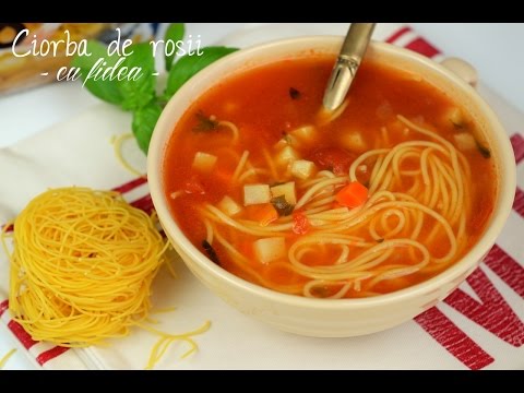 Video: Supa De Rosii Cu Dovlecei