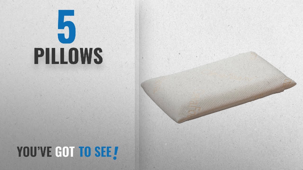 Top 10 Pillows [2018]: Clevamama ClevaFoam Toddler Pillow - Breathable Foam (+12 months)