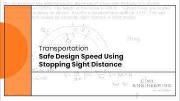 Transportation-Safe Design Speed Using Stopping Sight Distance