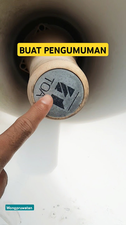 Speaker Toa Sering Buat Pengumuman #speaker #toa #shortsvideo